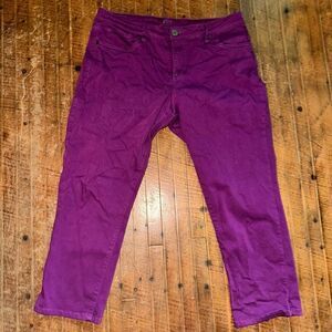 Kut from the Kloth purple Ankle 14 normcore jeans
